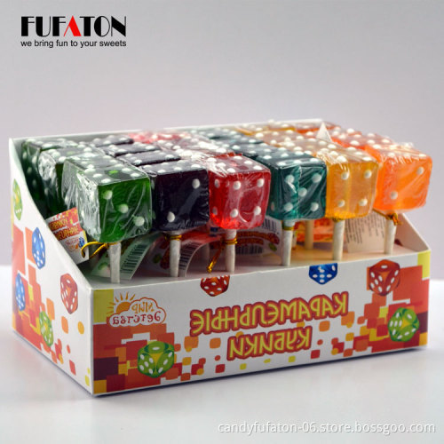 Hand Decorated Dice Lollipop for Wholesale